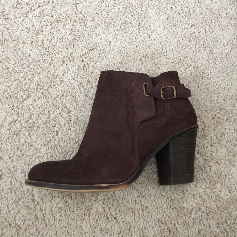 Chocolate ankle boots